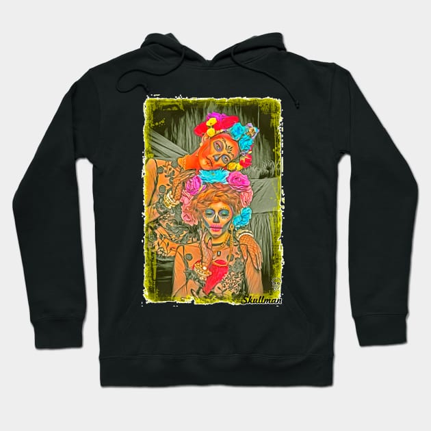 Sugar Skull - Day of the Dead Hoodie by jshep